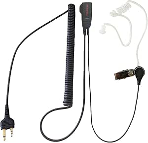 Amazon アイコム対応 インカム イヤホンマイク ２ピン用 透明チューブカナル式 Hgタイプカールコード 特定小電力 トランシーバー用 Ic 4008 Ic 4100 Ic 4110 Ic 40d Ic T70 S70 Ic S7d Ic T7d Ic T90 用 Hm 166 互換品 Field Gear Ev2thg Field Gear ヘッドセット