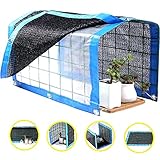 Umora シェーディングネット シェードネット エッジパンチング ターポリン カバー布 ガーデニング用品 園芸 断熱 バルコニー 日焼け防止 防雨 42 * 30 * 30cm