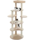Amazon | PETEPELA(ぺテぺラ) キャットタワー スリム 大型猫用 猫