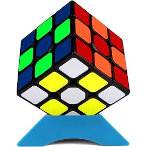 QiYi QiHang 3x3 立体パズル 【6面完成攻略書付き】競技用 ポップ防止 (QiYi Sticker)