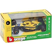 Amazon.co.jp: ブラゴ 1/43 2024 マクラーレン MCL38 モナコGP