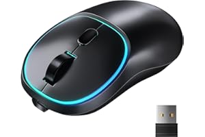 マウス bluetooth 無線 【マルチ接続・Bluetooth5.2】 静音 ワイヤレスマウス 2.4GHz 薄型 ブルーLED 瞬時接続 4ボタン DPI3段階切替 節電モデル RGB呼吸ライト Type-C充電 握りの極み カフェ/オフィス/