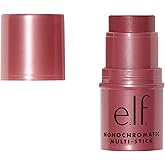 e.l.f. Monochromatic Multi Stick, Travel-Sized Luxuriously Creamy & Blendable Color For Eyes, Lips & Cheeks, Vegan & Cruelty-