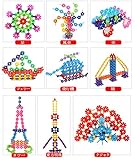 幸せな 立体パズル 知育玩具 子供 おもちゃ 積み木 ブロック 目や頭脳の発展 創造力と想像力を育てる 脳のトレーニング 知能開発 カラフル 鮮やかな色 DIY 組み合わせ 親子ゲーム 認識 女の子/