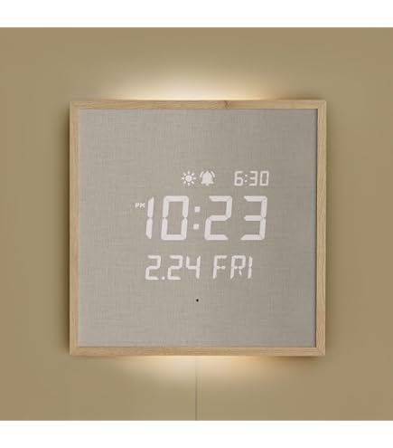 Amazon.co.jp: Felio(フェリオ) デジタル壁掛け時計 アギラ ブルーLED