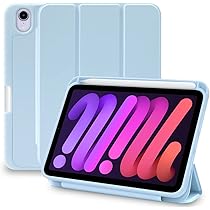 ⭐️一点限り⭐️iPad Mini 第6世代 ケース ペンシルホルダー ブルー ⭐️一点限り⭐️iPad Mini 第6世代 ケース ペンシルホルダー ブルー