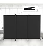 HIDODO パーテーション 6連タイプ間仕切り 高さ178cm 幅302cm Amazon｜HIDODO パーテーション 6連タイプ間仕切り 高さ178cm 幅302cm