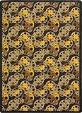 Joy Carpets Any Day Matinee Reeling Theater Area Rugs 46-Inch by 64-Inch by 0.36-Inch Brown [並行輸入品]