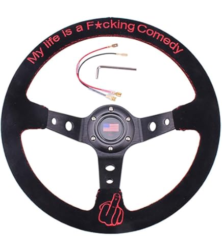 Amazon | 330mm/350mm No Good Racing Style - Genuine Suede