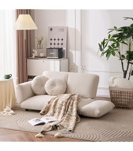 Amazon｜2人掛けソファベッド 組立て不要 フロアソファ コンパクト