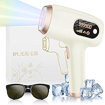 ★新品未使用【美肌脱毛】IPL脱毛器　冷却機能付き　5段階　99万9999発 脱毛器 IPL 冷感脱毛 メンズ レディース 肌センサー 99万回照射