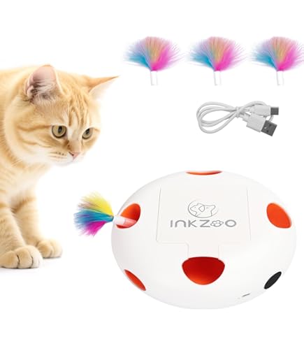 Amazon | INKZOO 猫のおもちゃ インタラクティブな猫のおもちゃ 屋内猫