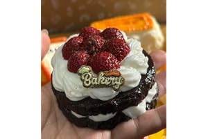 UniPro スクイーズケーキおもちゃ ぷにぷに 水感 低反発 ストレス解消 減圧グッズ 大人 誕生日 クリスマス プレゼント (ベリータルト)