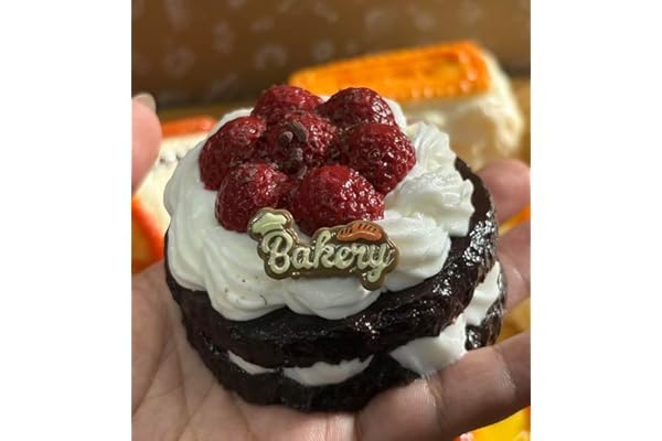 UniPro スクイーズケーキおもちゃ ぷにぷに 水感 低反発 ストレス解消 減圧グッズ 大人 誕生日 クリスマス プレゼント (ベリータルト)