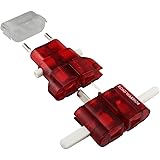 ROAD WARRIOR(ロードウォーリア) 全世界対応 マルチ電源変換プラグ 海外対応コンセント  ゴーコンα(アルファ) レッド(RW101CR)