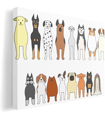 ダニエル　パトリック　ケスラー （Kessler）アートフレーム　犬の絵画 Amazon.co.jp: ダニエル・パトリック・ケスラー作「青い犬とリンゴ