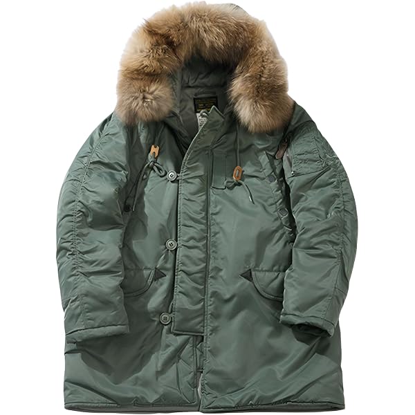 Amazon | 米軍 U.S.A.F N-3B VINTAGE フライトジャケット リアルファー