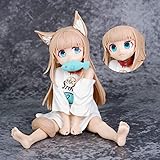 アニメ フィギュア オリジナル キャラクター うちの猫はカワイイ女の子きなこ おすわりVer.1/6交換可能なフェイシャル キュート ガール ロリ 素足 ワイフ フィギュア エッチ フィギュア スタチュー カートゥーン キャラクター