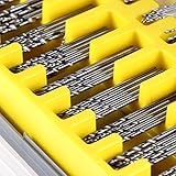 150ピース/セットミニツールツイストドリルセット高速度鋼鋸ビットセットで収納ケースメトリックシステム0.4?3.2ミリメートル
