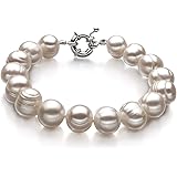 Single White 10-11mm A Quality Freshwater Cultured Pearl Bracelet