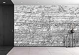 wall26 自己粘着壁紙大型壁画シリーズ 66"x96" WMR-WP-X-D681-66x24x4