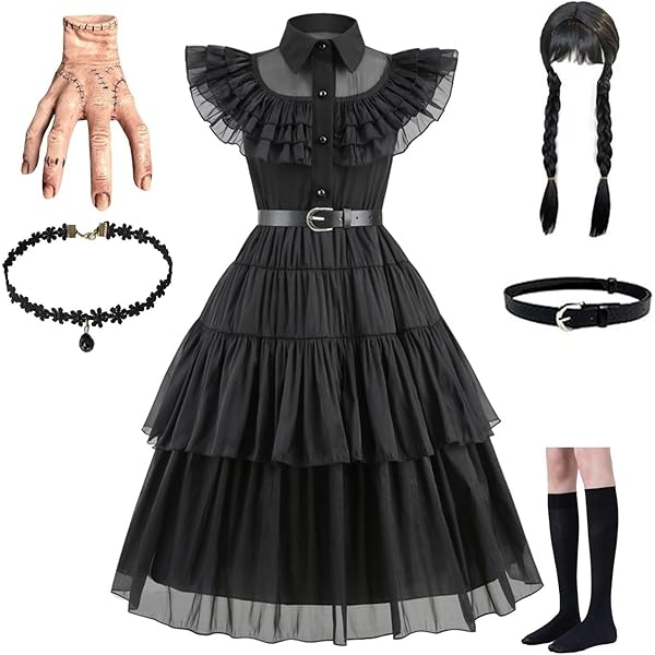 【ハロウィンに！】ウェンズデー制服6点セット！ ハロウィンに！】ウェンズデー制服6点セット！