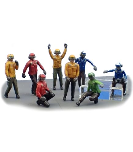 Amazon | アメリカンジオラマF1ピットクルーフィギュア(セットIII)1/18