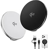 最新Qi2 ワイヤレス充電器【15W急速充電×放熱重視】magsafe充電器 qi2 充電器 マグセーフ対応 スマホ 充電器 ワイヤレス マグネット 置くだけ 強力磁石 magnetic 超薄超軽量 ラバー衝撃吸収 割れない 過熱保護&短絡保護 iP