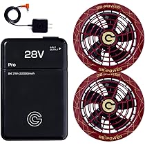 Amazon.co.jp: 長信ジャパン 2025年 28V バッテリー ファン