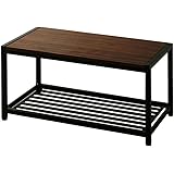 LITENStaD センターテーブル アジャスター付き 幅80cm × 奥行40㎝ 高さ40cm ブラウン LSD-03-0001-br