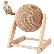 実木麻縄猫おもちゃ剣麻猫磨爪地球儀猫グリップ板を回すことができます3 Amazon | 猫爪とぎ 仙人球 サボテン 爪研ぎ 爪みがき 猫おもちゃ
