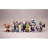 Zootopia ジュディ ホップス & ニック・ワイルド 置物・オブジェ かわいい 動物 動物 フィギュア ミニ動物フィギュア 動物の置物 人気動物 ロボット・子ども向けフィギュア カプセル玩具 子供景品 ケーキトッパー 装飾品 玩具セット おもち