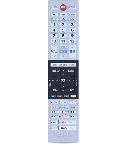 Amazon | 東芝純正パーツ テレビ用リモコン CT-90491 M540Xシリーズ