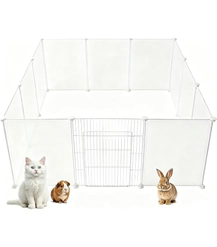 Amazon | ペットフェンス 50×70cm 13枚 ジョイント式 うさぎ