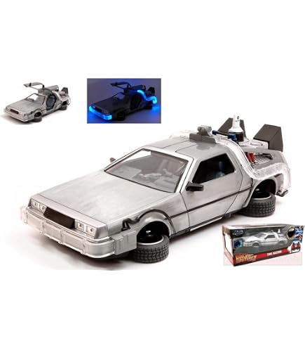 Amazon.co.jp: Jada Back to The Future 1:32 タイムマシン 3個パック