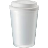 ゴーウェル タンブラー コンビニコーヒー サイズ 2層 保温 マグ カップ (直飲み ふた付き) 400ml ホワイト TS-1307-044