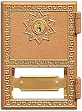 Salsbury Industries 2051 Replacement Door and Lock Number 1 Size for Mailbox with Keys, Brass [並行輸入品