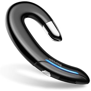 【進化版 最新Bluetooth5.1 耳掛け式イヤホン】 Bluetooth イヤホン 片耳 耳に塞がない設計 左右耳…