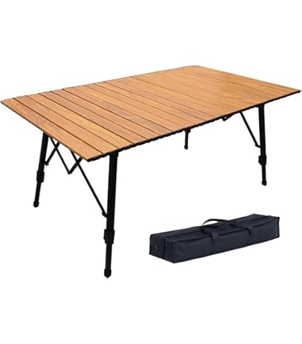 Amazon.co.jp: waku fimac 120×70 アウトドアテーブル キャンプ