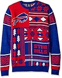 NFL Patches UGLY sweater- Pickチーム！ XL ブルー