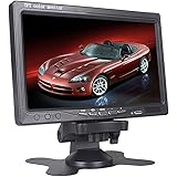 LOSKAオンダッシュモニター 7インチデジタル 800*480」モニター バック機能付き12V/24V対応 AV1/AV2入力系統対応