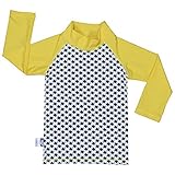 幼児用，ラッシュガ-ドシャツ、セット、５０+日焼予防（シャツS 0-6m,星）