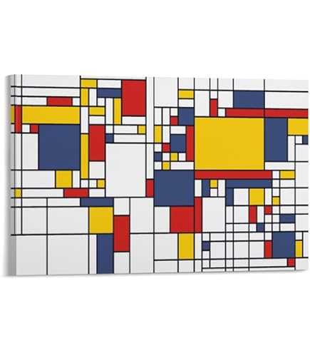 Amazon.co.jp: ピエト モンドリアン コンポジション ポスター 1921 年