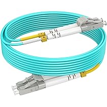 Amazon | 10m (30フィート) OM4 LC LC ファイバーパッチケーブル