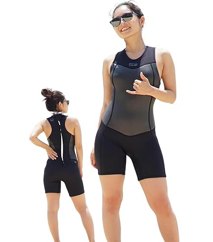 Amazon | RSS SURF ウエットスーツ ショートジョン 2mm レディース
