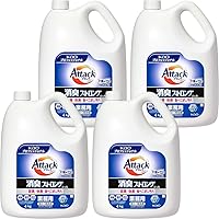 花王 アタック消臭ストロング ジェル 4kg　3本セット Amazon.co.jp: KAO 【業務用 衣料用洗剤】アタック 消臭