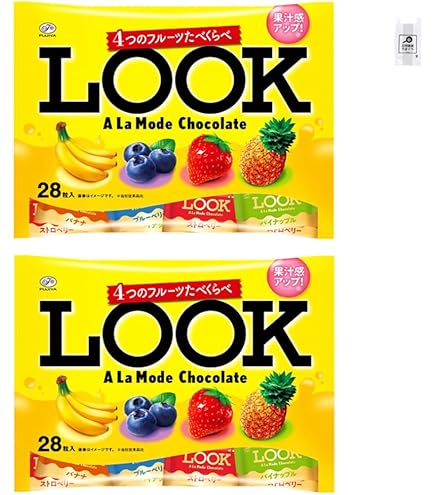 Amazon | 不二家 ルック（4種の苺食べくらべ） 12粒×10個 | 不二家