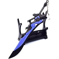 Amazon.co.jp: Nakorara ミニチュア 合金 紫炎火尖槍 ミニ武器