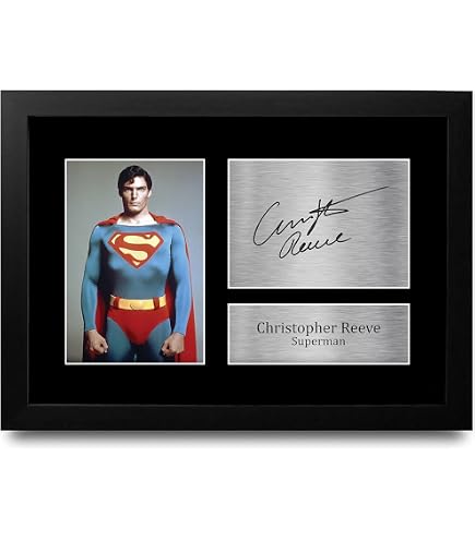 Henry Cavill Superman Signed Photo Framed Display - DCEU Movie Memorabilia Gift, US Letter Size - View #5