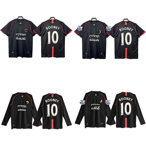 値下げ【新品】マンチェスター・ユナイテッド ルーニー（09-10 ホーム） 新品未使用】ルーニー 09/10 長袖ユニフォーム マンチェスター